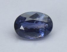 0.73 CT IGI Certified Unheated Sapphire