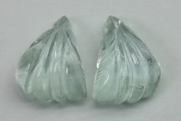 13.45 Ct Natural Aquamarine Carving