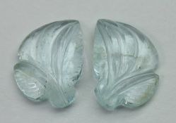 6.59 Ct Natural Aquamarine Carving
