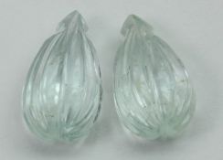 10.00 Ct Natural Aquamarine Carving