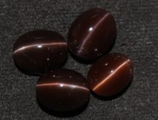 23.08 Ct Natural Spectrolite Cat's Eye Lot