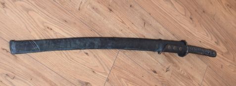 Vintage Katana And Scabbard