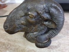 Bronze Ram's Head