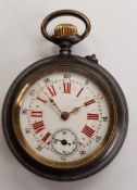 Rare Collectable Risque Pocket Watch Cylinder Escapement Circa 1900s