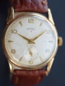 Technos 9ct Gold Men's Watch