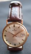 9ct Gold Buren Men's Watch