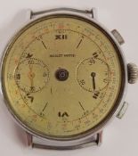 Nicolet Chronograph Swiss Watch For Restoration A/F