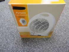 (270) 15 X PORTABLE FAN HEATER 2000WATT FEATURES FAN OPTION, THEMOSTATICALLY CONTROLLED, PORTA...