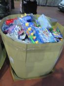 (320) LARGE PALLET APPROX 4FT TALL TO CONTAIN BESTWAY INFLATABLE, SUPER BUBBLE BLOWER,MAGNETIC ...