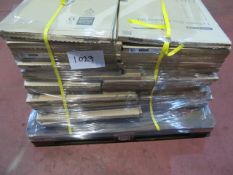 (1027) LARGE PALLET TO CONTAIN VARIOUS NEW KITCHEN STOCK TO INCLUDE: SANTINI GLOSS ANTHRACITE 5...