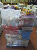 (324) LARGE PALLET TO CONTAIN A VERY LARGE QTY OF VARIOUS FOOD, DRINK & CONFECTIONARY TO INCLU...
