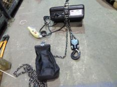 Electric Chain Block has a S.W.L - 3 Ton (3000KG) with 3 Metre Height Of Lift