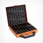 (S442) 99pc Cobalt Drill Piece Set Complete 99pc set offers you 14 sizes ranging from 0.5mm to...