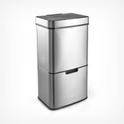 (S361) 72L Sensor Bin Infra-red technology detects an approach to open and close the bin lid a...