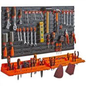 (S346) Pegboard & Shelf Tool Organiser Make your workstation more practical by keeping your to...