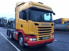 2014 SCANIA G440 HIGHLINE T/UNIT 6X2 REAR LIFT AXLE