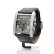 2010 Cartier Tank MC Chronograph Stainless Steel - W5330007 or 3666