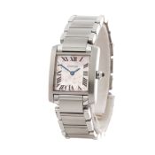 2000 Cartier Tank Francaise Anniversary Stainless Steel - W51008Q3 or 2384