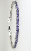 Amethyst Tennis Bracelet