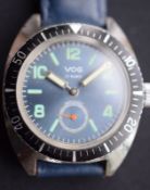 Vog Diver's Style Wristwatch - no reserve