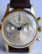 Triple Signed Gallet Chronograph Serviced
