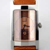 Alfred Dunhill Facet Steel Wrist Watch