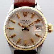 Rolex Oyster Perpetual Date 6517. Gold/Steel Wrist Watch