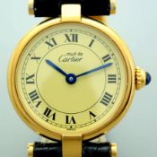 Cartier Must De Gold Plated Wrist Watch