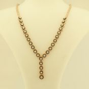 Antique Design Jewellery - 8K Rose / Pink Gold Necklace