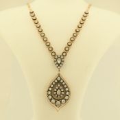 Antique Design Jewellery - 8K Rose / Pink Gold Necklace