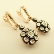 Antique Design Jewellery - 8K Rose / Pink Gold Earring