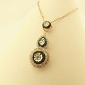 Antique Design Jewellery - 8K Rose / Pink Gold Necklace