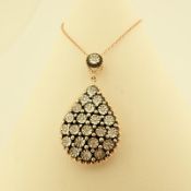 Antique Design Jewellery - 8K Rose / Pink Gold Necklace