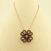 Antique Design Jewellery - 8K Rose / Pink Gold Necklace