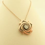 Antique Design Jewellery - 8K Rose / Pink Gold Necklace