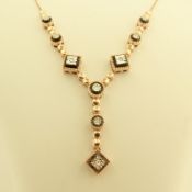 Antique Design Jewellery - 8K Rose / Pink Gold Necklace
