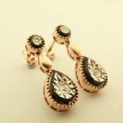 Antique Design Jewellery - 8K Rose / Pink Gold Earring