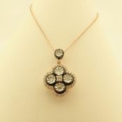 Antique Design Jewellery - 8K Rose / Pink Gold Necklace