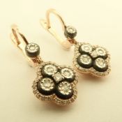 Antique Design Jewellery - 8K Rose / Pink Gold Earring