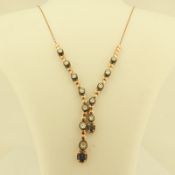 Antique Design Jewellery - 8K Rose / Pink Gold Necklace