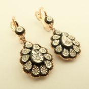 Antique Design Jewellery - 8K Rose / Pink Gold Earring