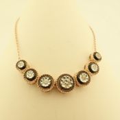 Antique Design Jewellery - 8K Rose / Pink Gold Necklace