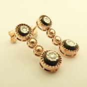 Antique Design Jewellery - 8K Rose / Pink Gold Earring