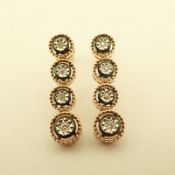 Antique Design Jewellery - 8K Rose / Pink Gold Earring