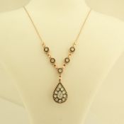 Antique Design Jewellery - 8K Rose / Pink Gold Necklace
