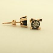 Antique Design Jewellery - 8K Rose / Pink Gold Earring