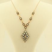 Antique Design Jewellery - 8K Rose / Pink Gold Necklace