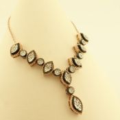 Antique Design Jewellery - 8K Rose / Pink Gold Necklace