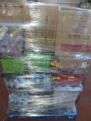 (13) LARGE PALLET TO CONTAIN A VERY LARGE QTY OF VARIOUS FOOD, DRINK & CONFECTIONARY TO INCLUDE...