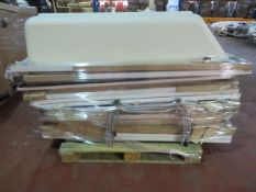 (6A) PALLET TO CONTAIN 11 x VARIOUS BATHS TO INCLUDE 1700MM. PALLET RRP CIRCA £3,000. STOCK IS...